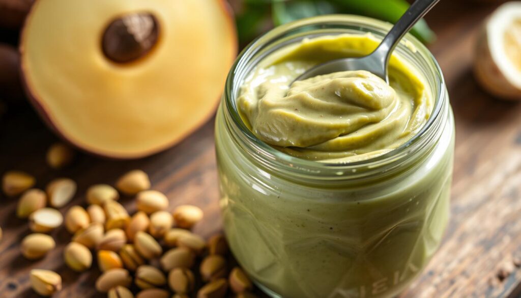 Creamy pistachio spread