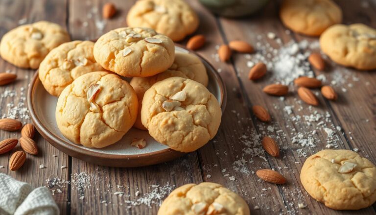 Soft and Chewy Almond Cookies with Almond Flour