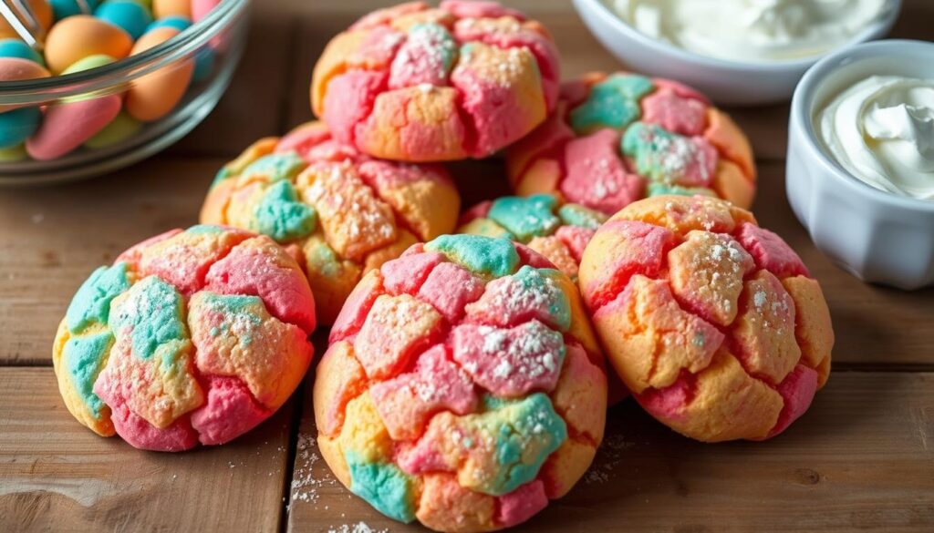 cake mix and whipped cream cookies