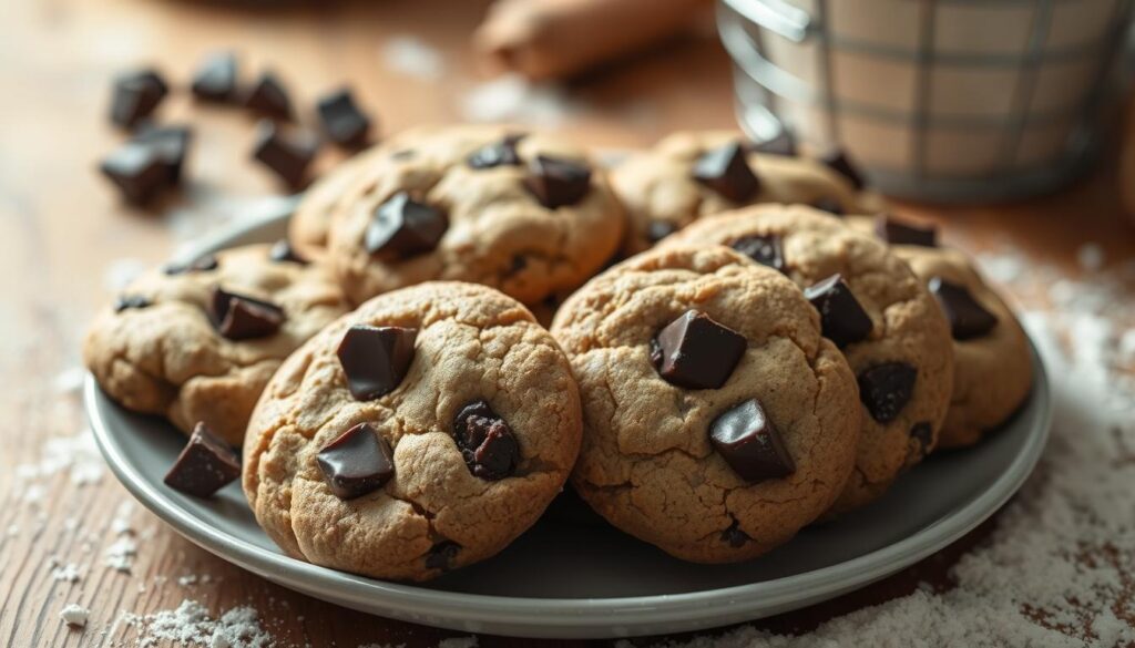 cookies with bittersweet chocolate