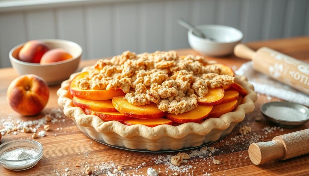 peach pie assembly