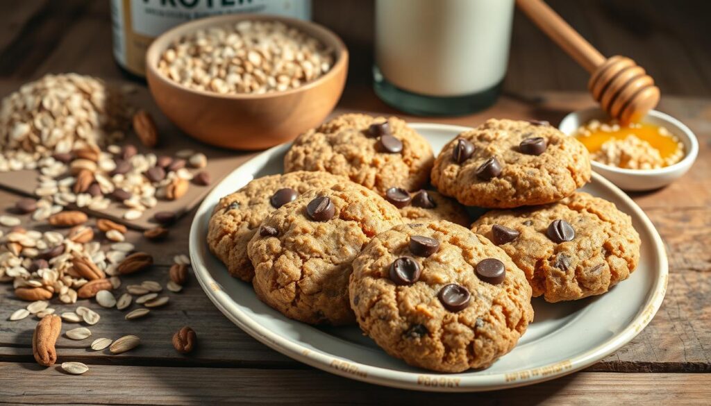 protein-packed oatmeal cookies