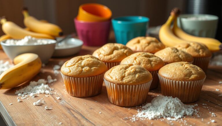 cake mix banana muffins